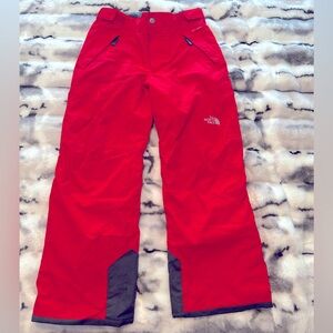 The North Face Kids Red Snow Pants